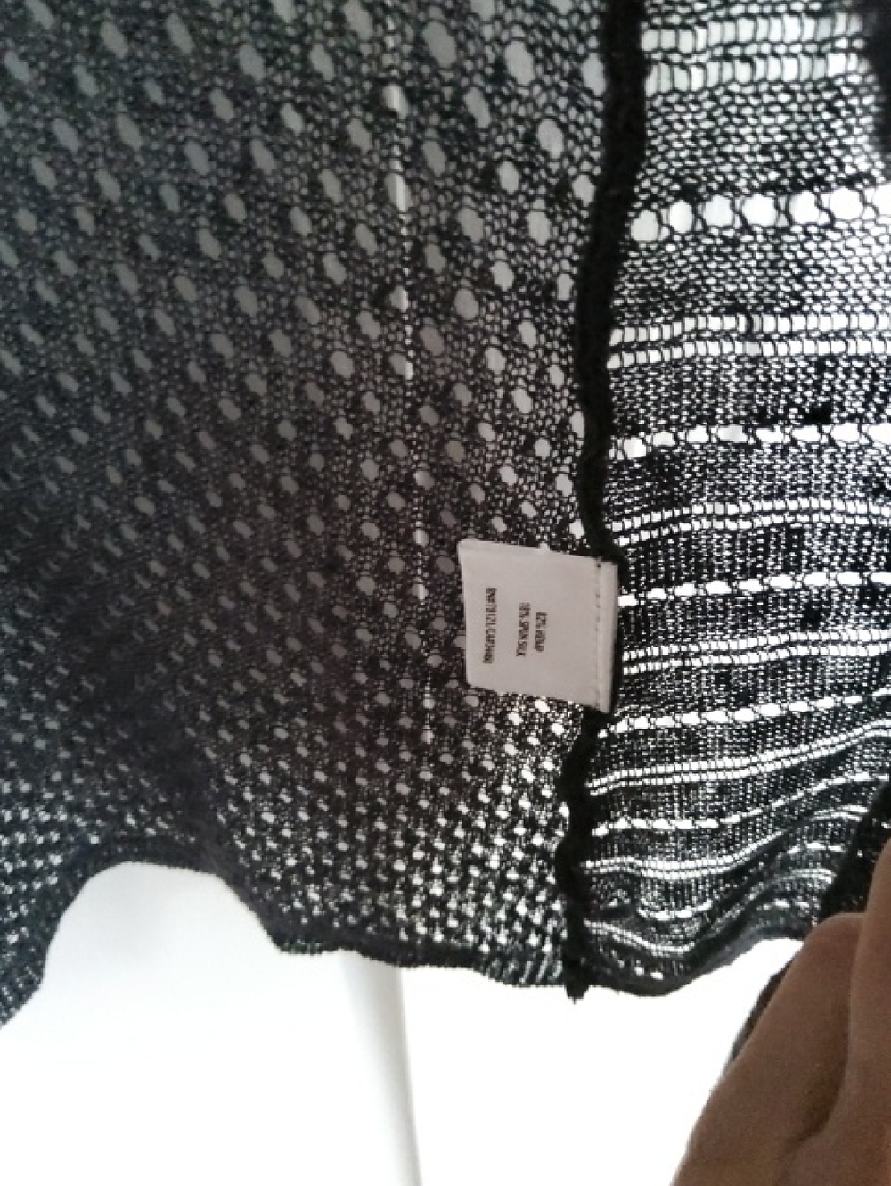 EILEEN FISHER💥Nwot💥Charcoal Gray Open-Front Knit Cardigan - Picture 5 of 5